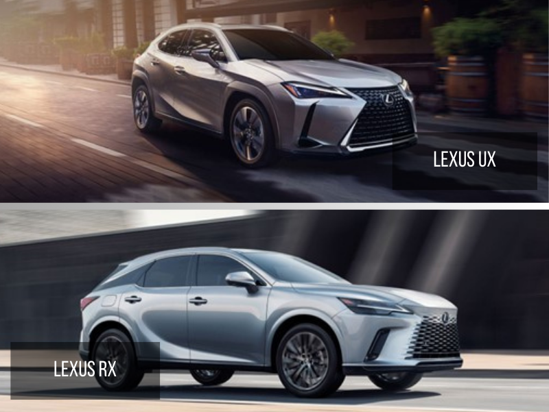 Lexus UX vs RX
