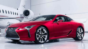 Red Lexus LC Englewood, NJ