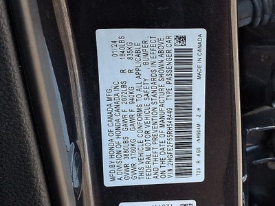 2024 Honda Civic Sport