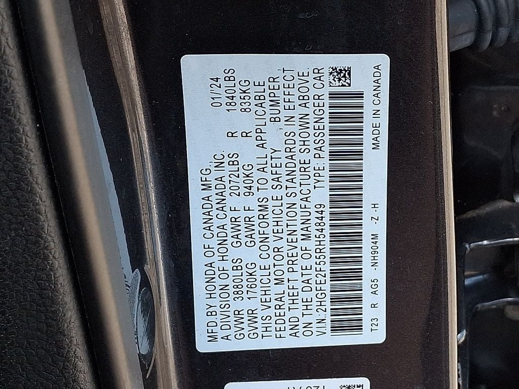 2024 Honda Civic Sport