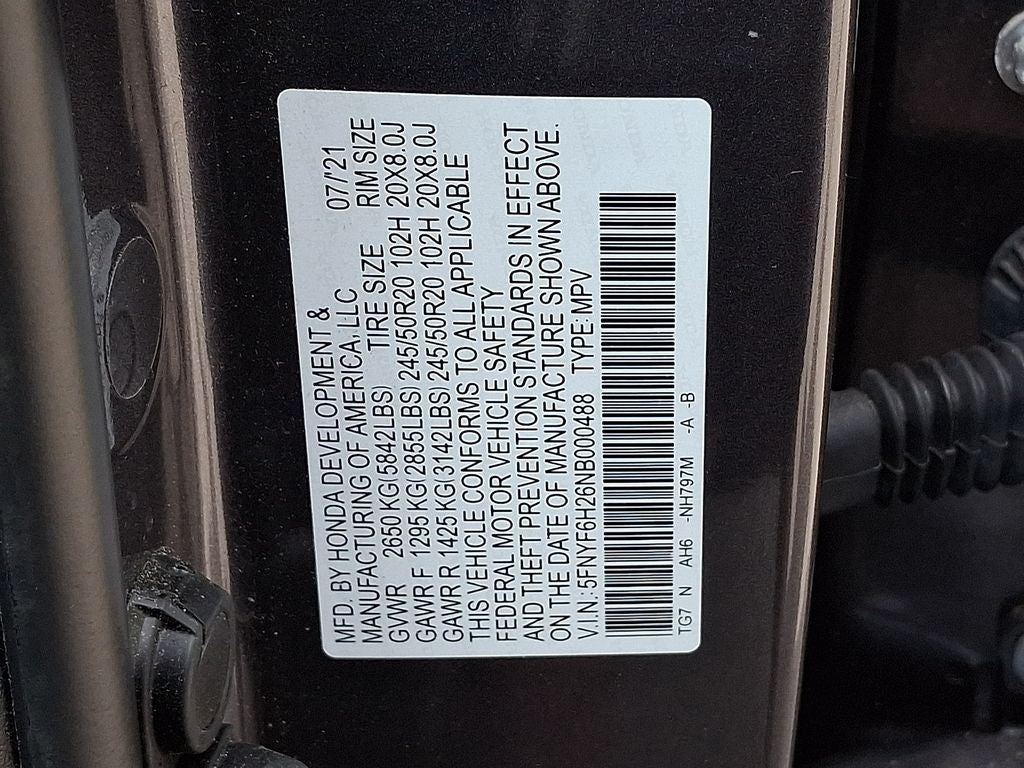 2022 Honda Pilot Special Edition