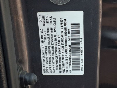 2018 Honda CR-V EX
