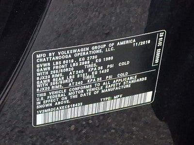 2019 Volkswagen Atlas SEL 4Motion