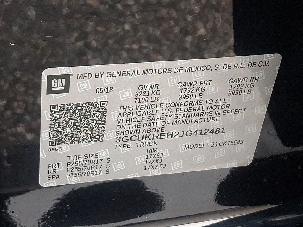 2018 Chevrolet Silverado 1500 LT LT1