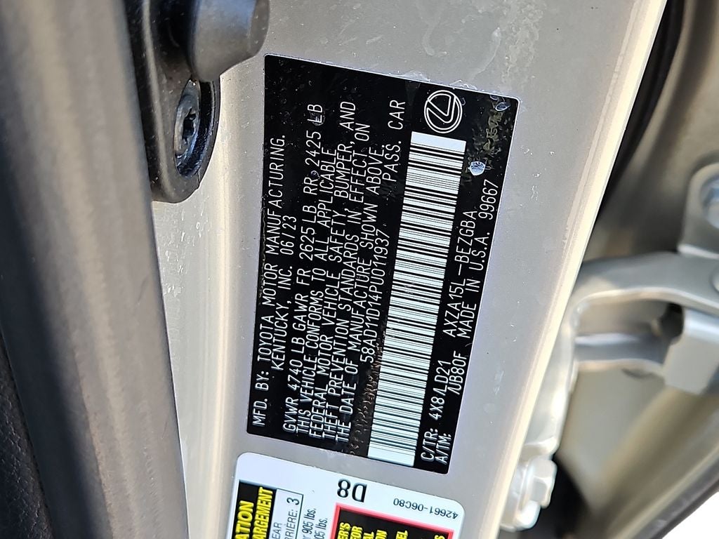 2023 Lexus ES 250 250 AWD PREMIUM PKG
