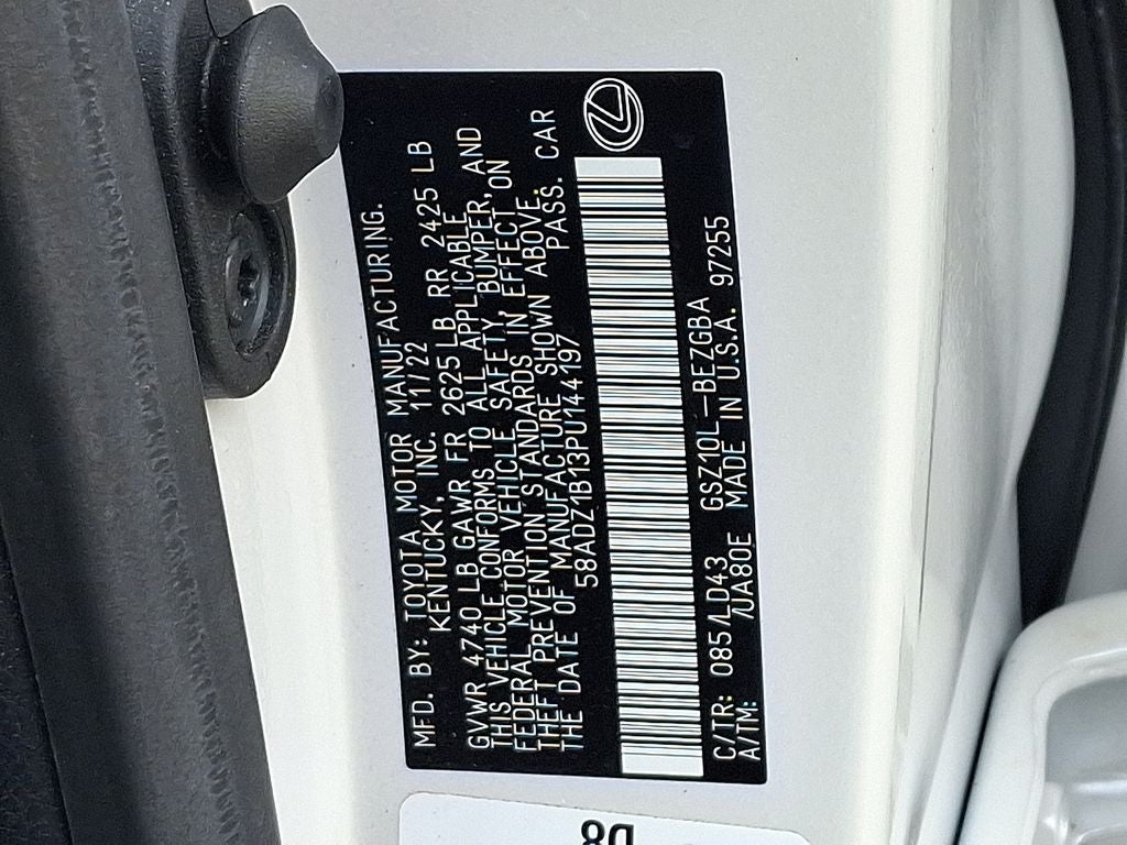 2023 Lexus ES 350 350