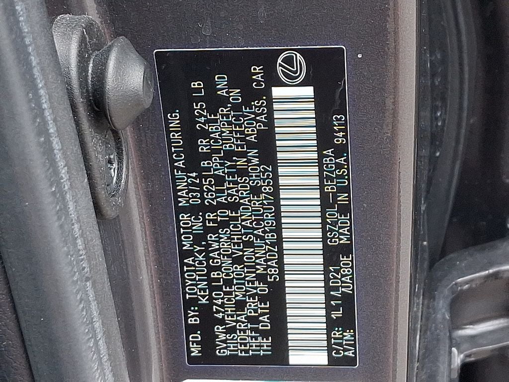 2024 Lexus ES 350 350 PREMIUM PKG