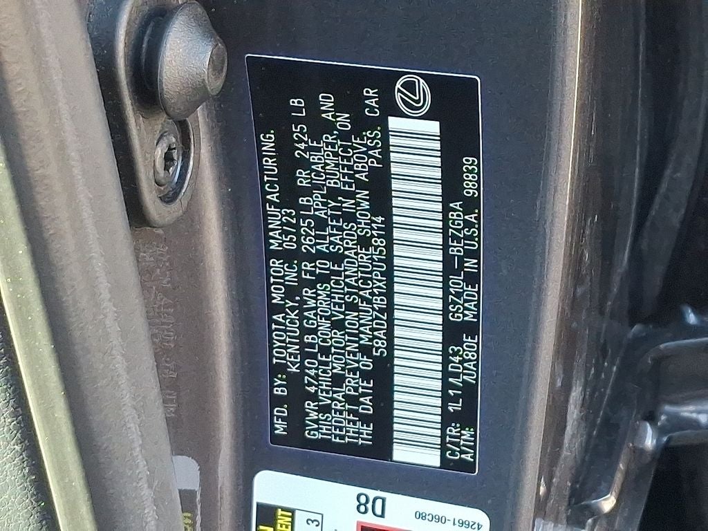 2023 Lexus ES 350 350