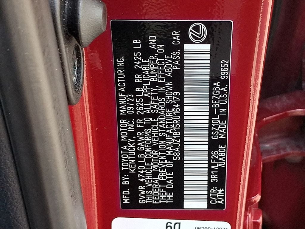 2024 Lexus ES 350 F Sport 350 F Sport