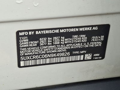 2022 BMW X5 xDrive40i