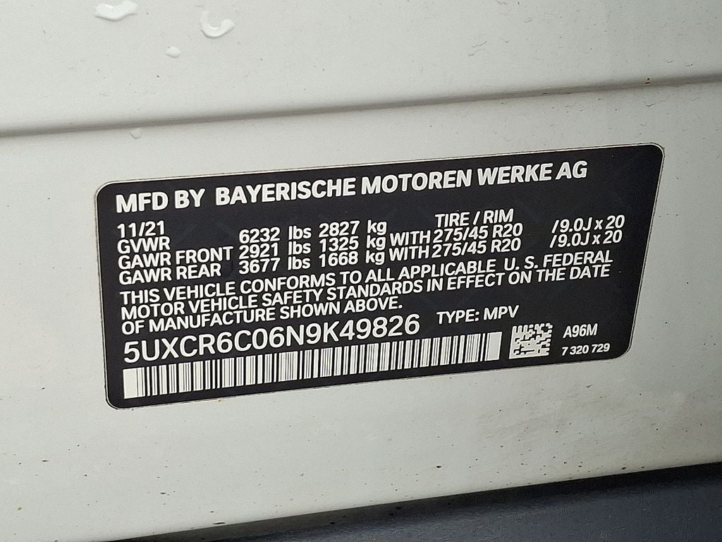 2022 BMW X5 xDrive40i