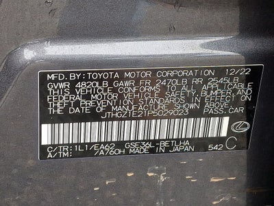 2023 Lexus IS 350 F SPORT 350 F SPORT