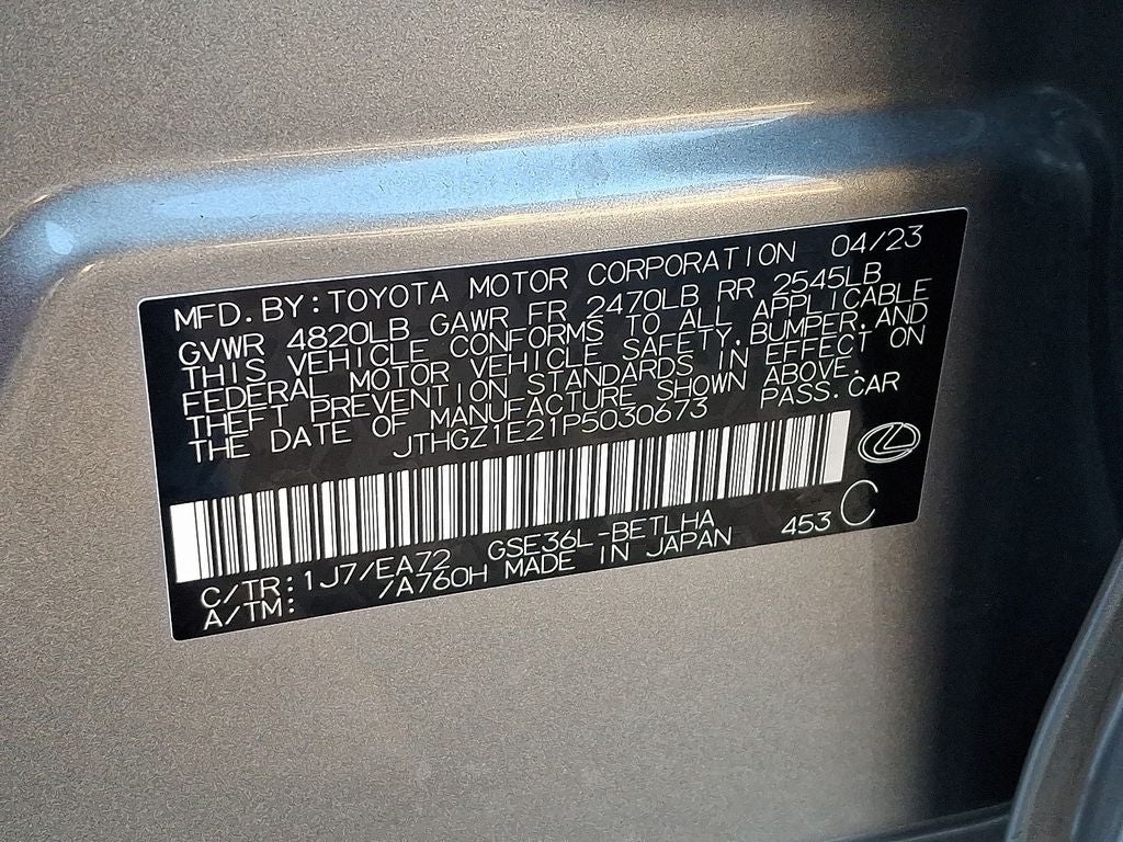 2023 Lexus IS 350 F SPORT 350 F SPORT