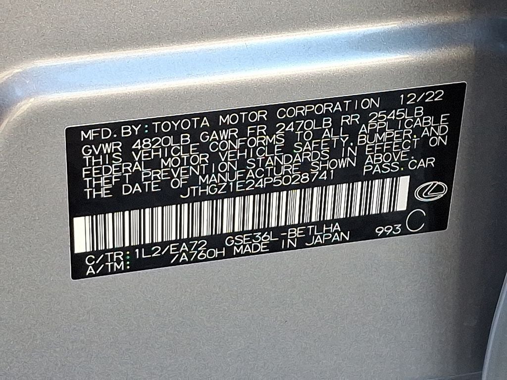 2023 Lexus IS 350 F SPORT 350 F SPORT