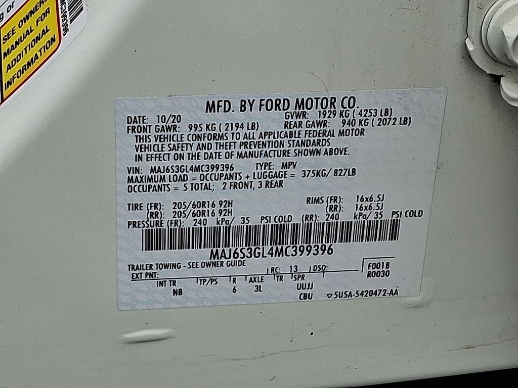 2021 Ford EcoSport SE