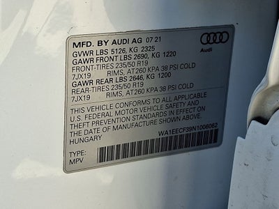 2022 Audi Q3 Premium Plus S Line quattro