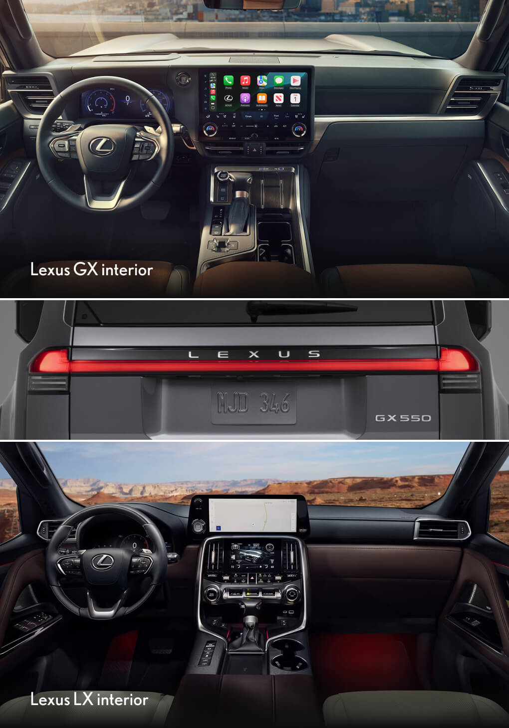 Lexus LX vs. GX Features