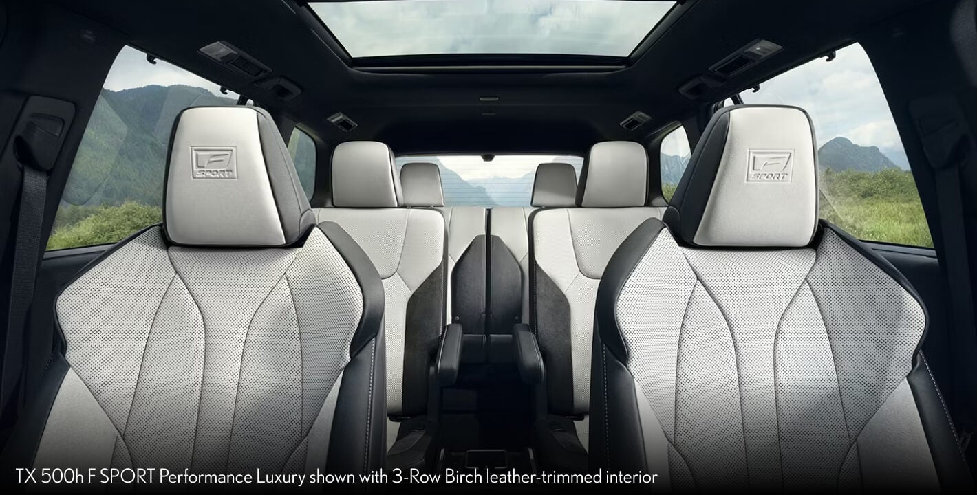 Lexus GX vs. TX Dimensions: Interior